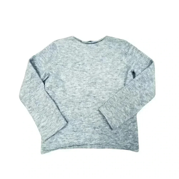 Coco Y Club Women's Light Blue Knit Pullover Sweater Size S V-Neck - Picture 4 of 5